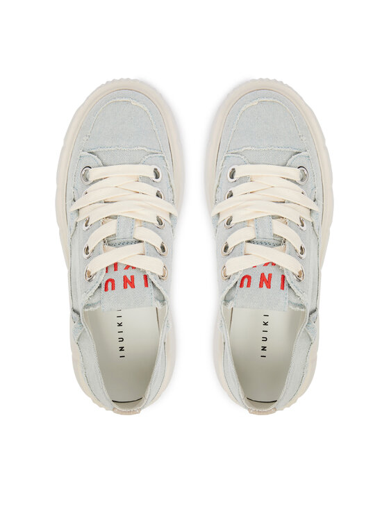 Inuikii Inuikii Sneakersy Matilda Frayed 1001-001-0181 Niebieski jasny