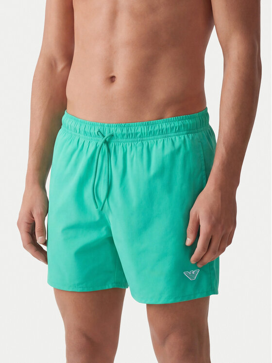 Emporio Armani Emporio Armani Plavecké šortky EM000583 AF20424 U7308 Zelená Regular Fit