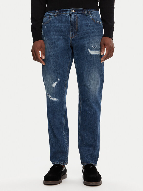 Dolce&Gabbana Dolce&Gabbana Blugi GYJDAZ G8KE9 S9001 Bleumarin Regular Fit