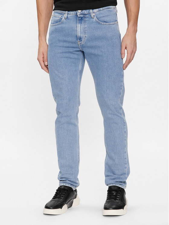 Calvin Klein Jeans Džinsi J30J323690 Zils Slim Taper Fit