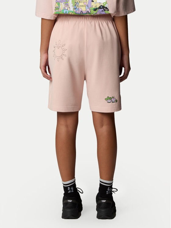 The North Face The North Face Sportshorts Unisex Mountain Cleanup NF0A8C2X Rosa Relaxed Fit
