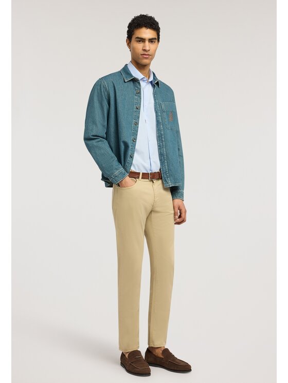 Trussardi Trussardi Koszula 5005N000051N004 Turkusowy Regular Fit