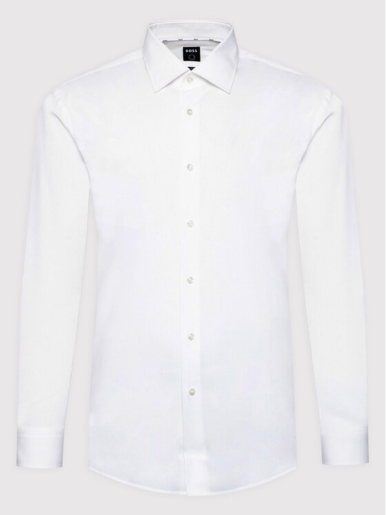 BOSS Boss Marškiniai H-Hank-Kent-C1-214 50469345 Balta Slim Fit