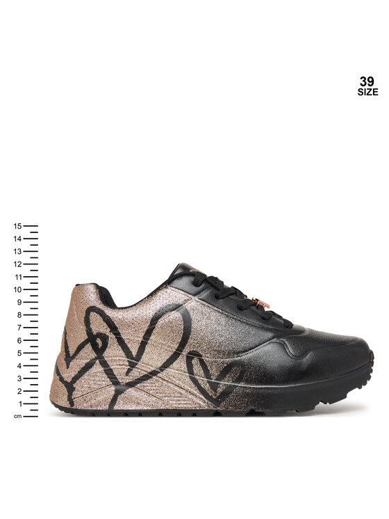 Skechers Skechers Αθλητικά Jgoldcrown: Uno Lite - Heartdust Forever 310814L Μαύρο