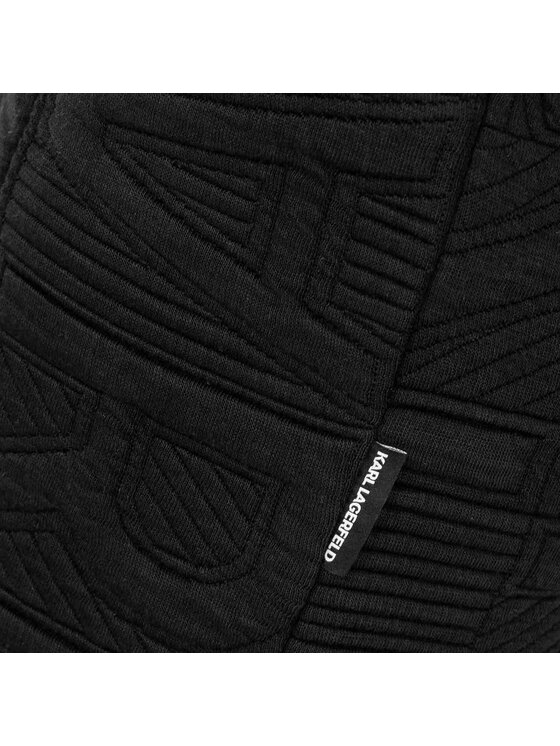 KARL LAGERFELD KARL LAGERFELD Spódnica mini 236W1252-999_S Czarny Regular Fit