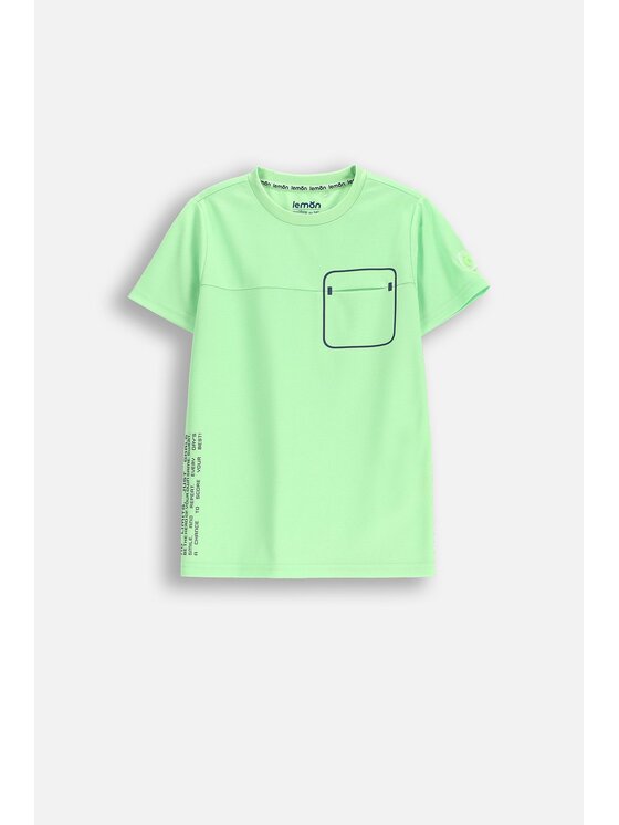 Lemon Explore Lemon Explore T-Shirt WL5143204ACB-030 Żółty Regular Fit