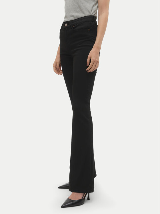 Vero Moda Vero Moda Traperice Flash 10305103 Crna Flared Fit