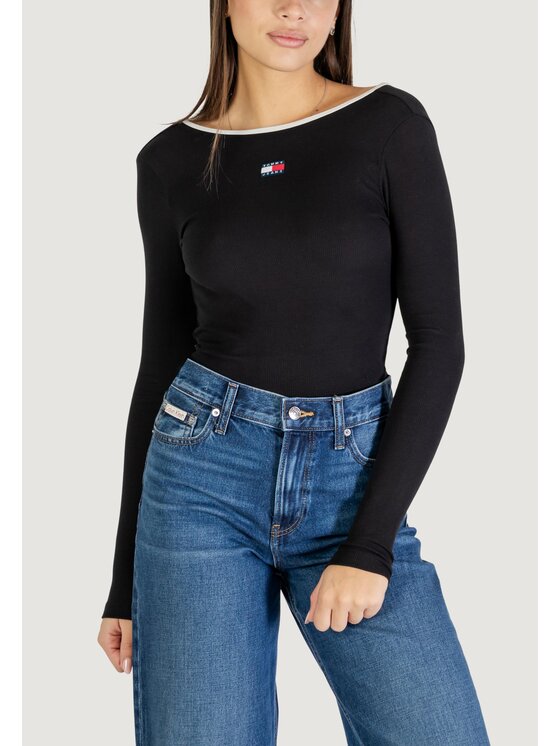 Tommy Jeans Tommy Jeans T-shirt DW0DW21839 Nero Casual Fit