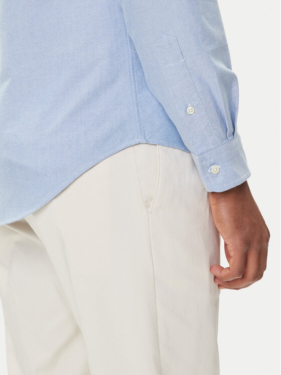 Polo Ralph Lauren Polo Ralph Lauren Marškiniai Classics 710767444001 Mėlyna Slim Fit