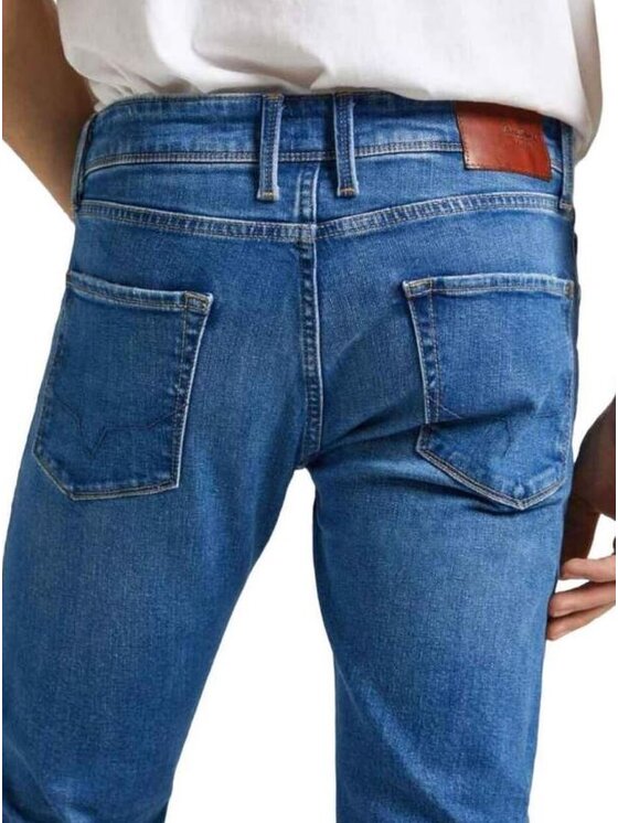 Pepe Jeans Pepe Jeans Jeansy PM207387RI20 000 Niebieski Skinny Fit