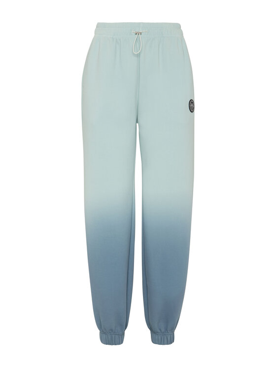 Plein Sport Damskie Joggery, rozmiar XL, Błękitne, 23483