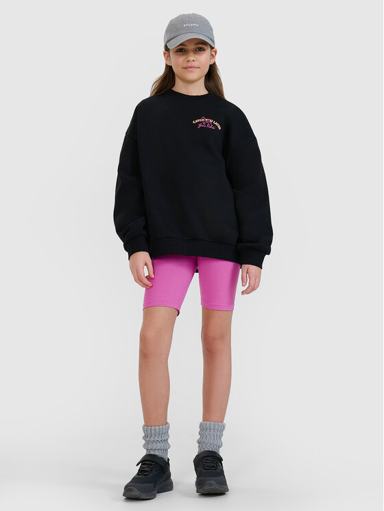 4F 4F Kolarki THE CAMP'S LIFE Różowy ciemny Slim Fit