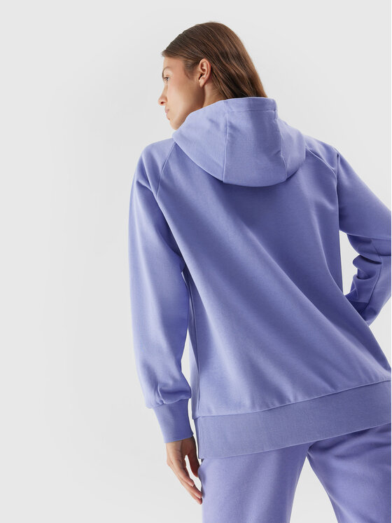 4F 4F Μπλούζα 4FAW23TSWSF0725 Μπλε Regular Fit