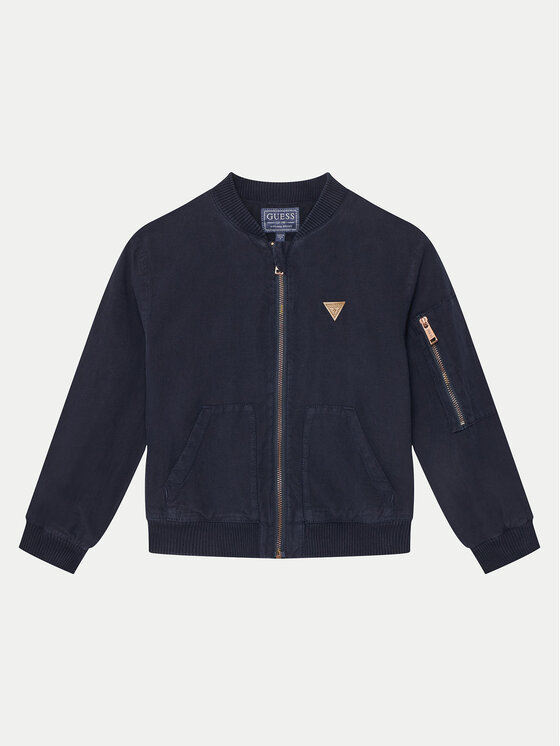 Guess Bundy bomber L5GL02 WG5G0 Tmavomodrá Regular Fit
