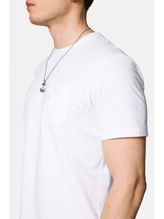 Lancerto Lancerto T-Shirt Roth TS073123000011 Biały Regular Fit