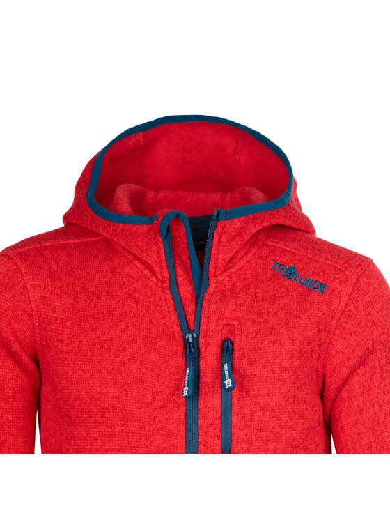 TROLLKIDS TROLLKIDS Kurtka przejściowa 222-414 Czerwony Regular Fit