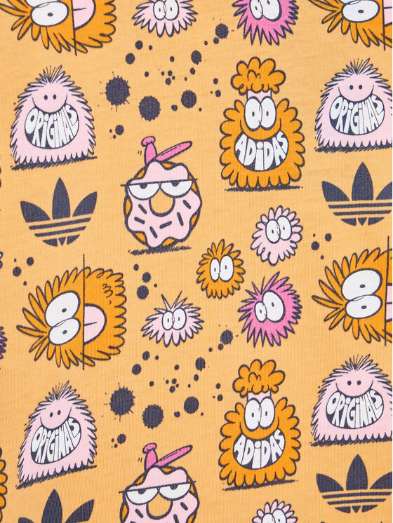 adidas adidas Majica KEVIN LYONS HC1987 Oranžna Regular Fit