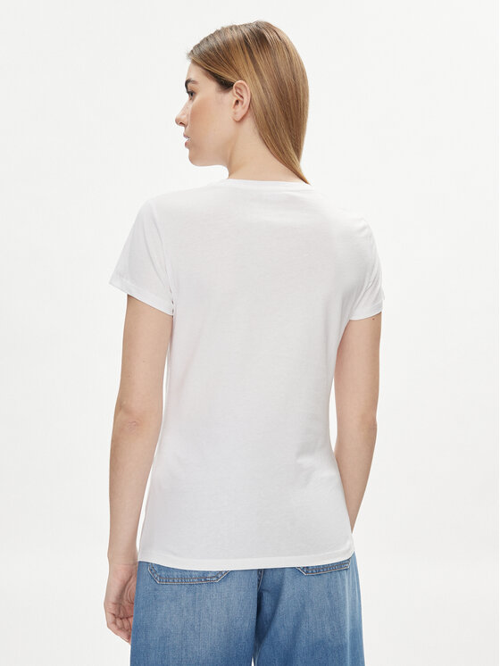 Liu Jo Liu Jo Tricou MA4340 JS923 Alb Regular Fit