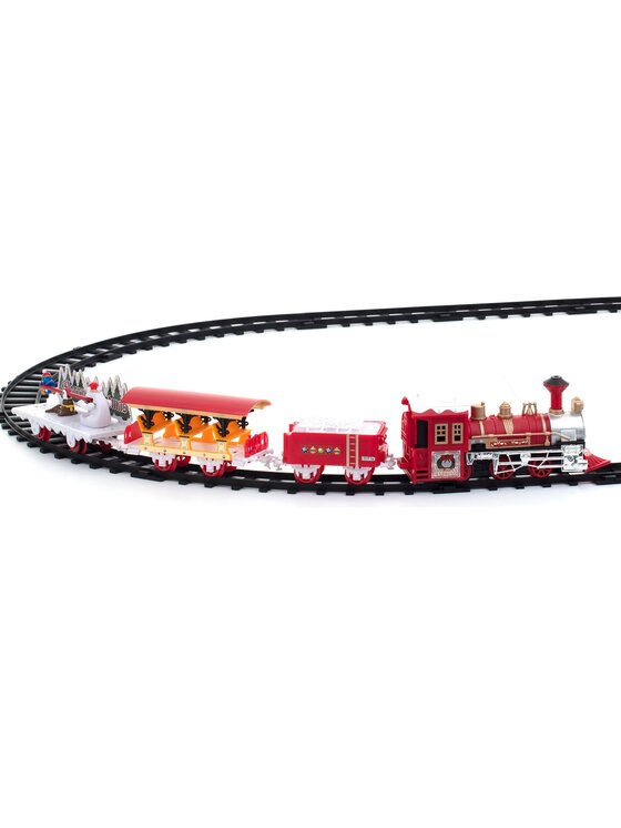 MIAhome MIAhome Figurka Kolejka bożonarodzeniowa, 16 elementów 104 cm Kolorowy