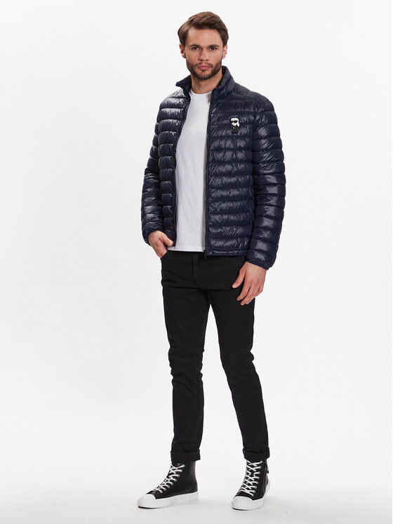 KARL LAGERFELD KARL LAGERFELD Pārejas jaka 505022 500590 Tumši zils Regular Fit