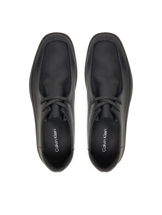 Calvin Klein Calvin Klein Cipele Hybrid Cup Wallabee Lth HM0HM02062 Crna