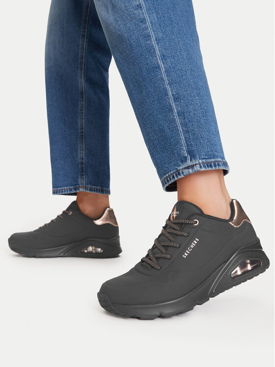 Skechers Skechers Sneakersy Shimmer Away 155196/BBK Czarny