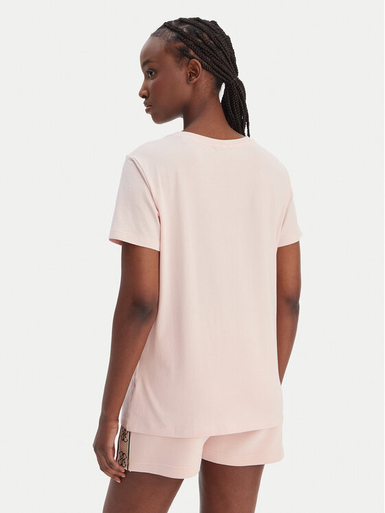 Guess Guess T-Shirt V4YI09 J1314 Rosa Regular Fit