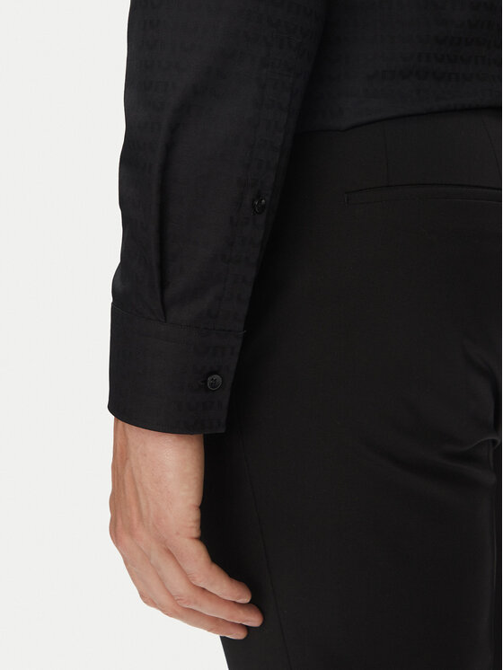 HUGO HUGO Košile Kenno 50544934 Černá Slim Fit