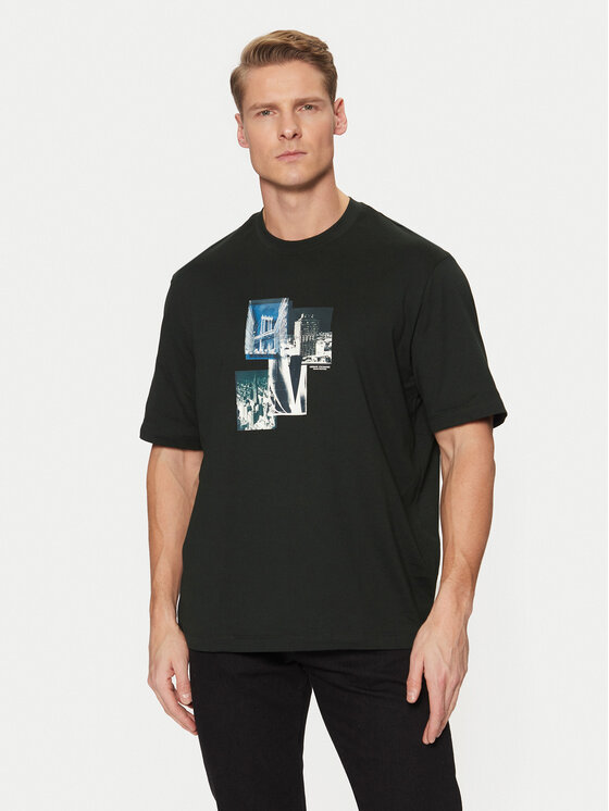 Armani Exchange Tričko XM000269 AF12112 UB001 Čierna Regular Fit