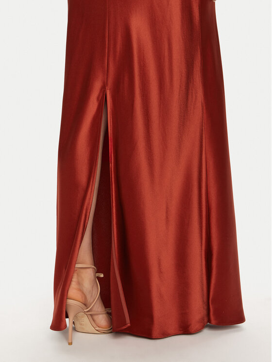 STAUD STAUD Vakarinė suknelė Cadence R24P2214SA Raudona Slim Fit