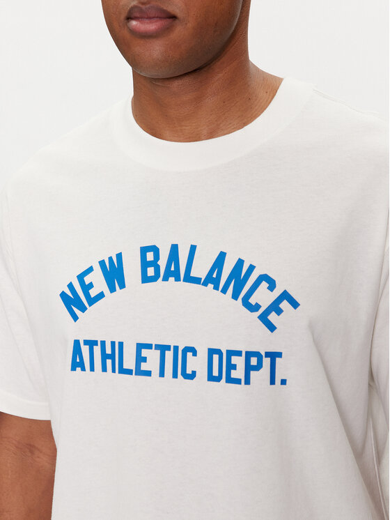 New Balance New Balance T-Shirt Greatest Hits MT41514 Biały Relaxed Fit