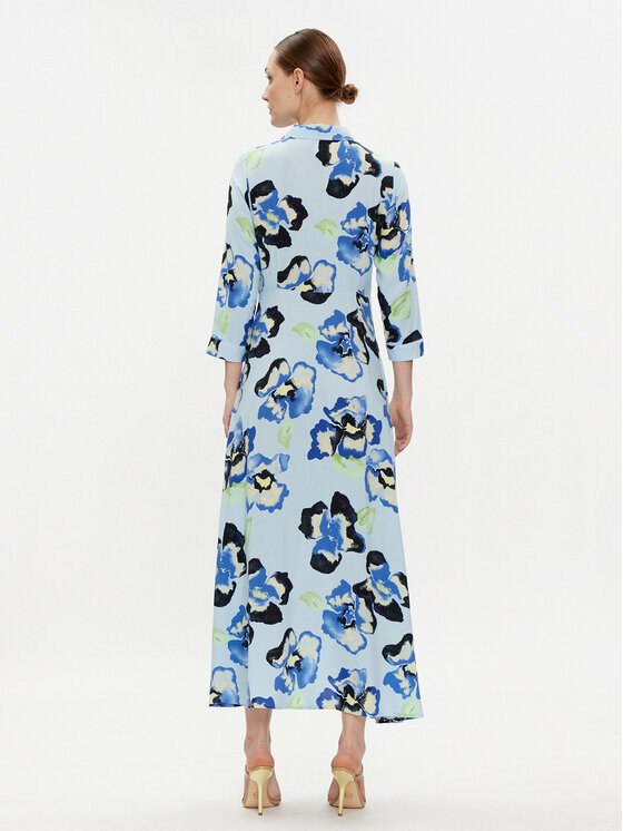 YAS YAS Haljina košulja Savanna 26022663 Plava Loose Fit