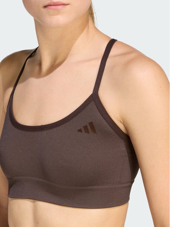 adidas adidas Biustonosz sportowy 155663 Brązowy