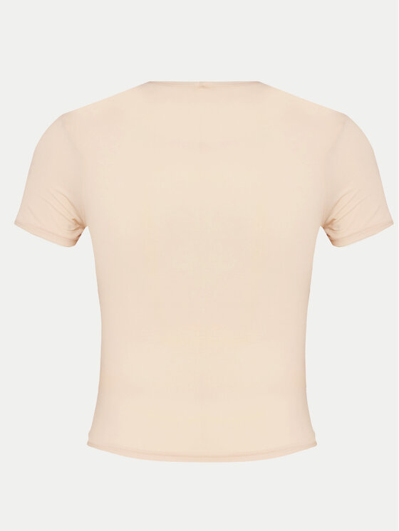 Dorina Dorina Тишърт Noa FXTO0015MI116 Бежов Slim Fit