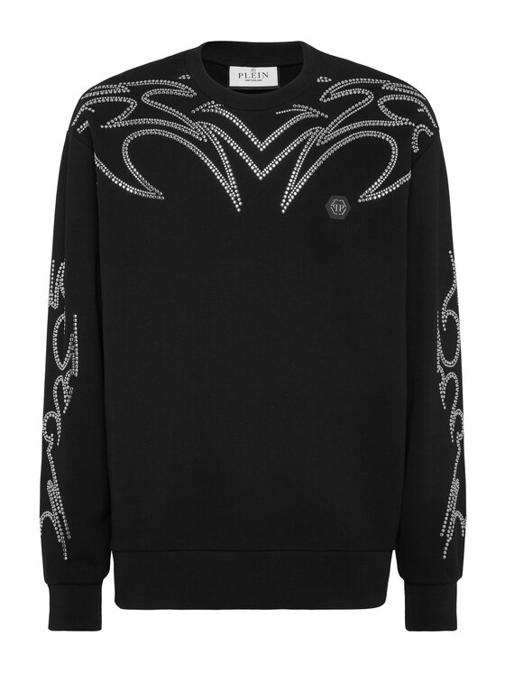 PHILIPP PLEIN PHILIPP PLEIN Bluza 25973 Czarny Regular Fit