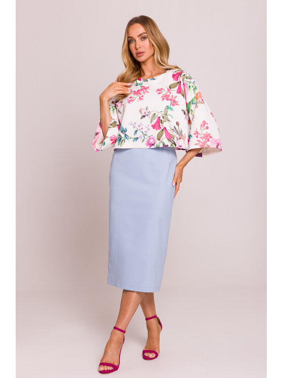 Made of Emotion Made of Emotion Mikina M844 Barevná Baggy Fit