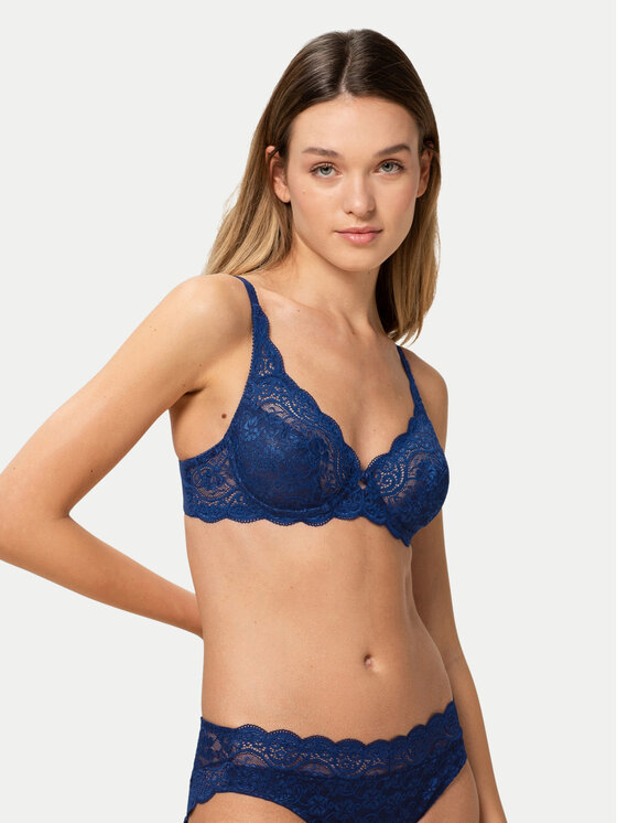 Triumph Triumph Nedrček s kostjo Amourette 300 10166797 Mornarsko modra