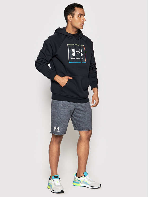 Under Armour Under Armour Športové kraťasy Ua Rival Terry 1361631 Sivá Regular Fit