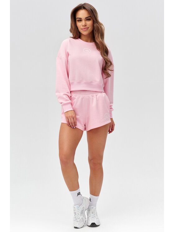 ROUGH RADICAL ROUGH RADICAL Bluza COTTON ACTIVE CROP WOMEN Różowy Regular Fit