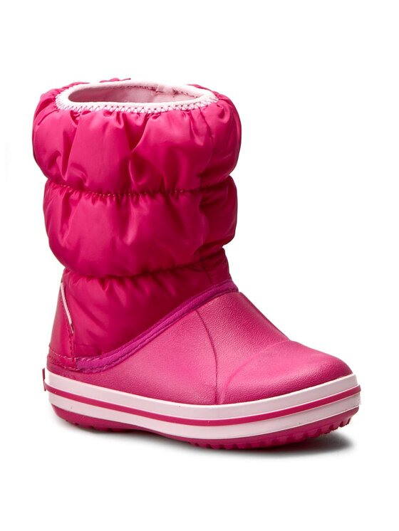 Crocs top puff boots