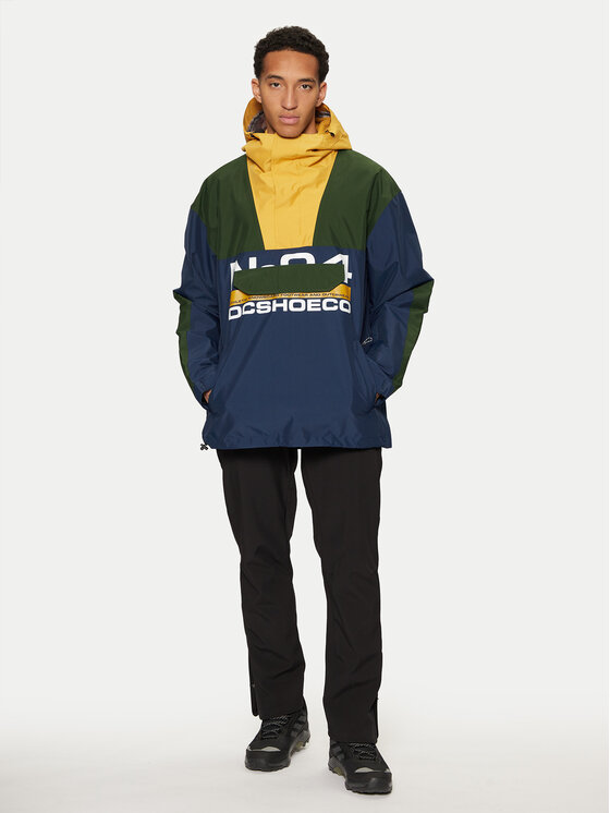 DC DC Giacca da snowboard ADYTJ03077 Blu scuro Standard Fit