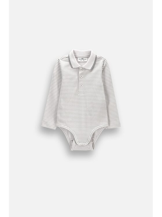 Coccodrillo Coccodrillo Dětské body ZC6112401FBN-019 Šedá Regular Fit