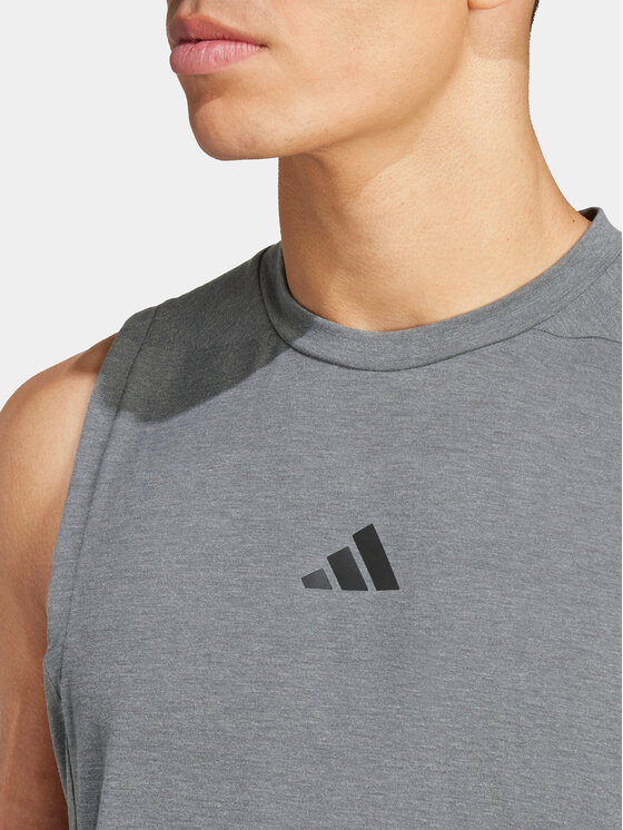 adidas adidas Funkční tričko Designed for Training IS3819 Šedá Regular Fit