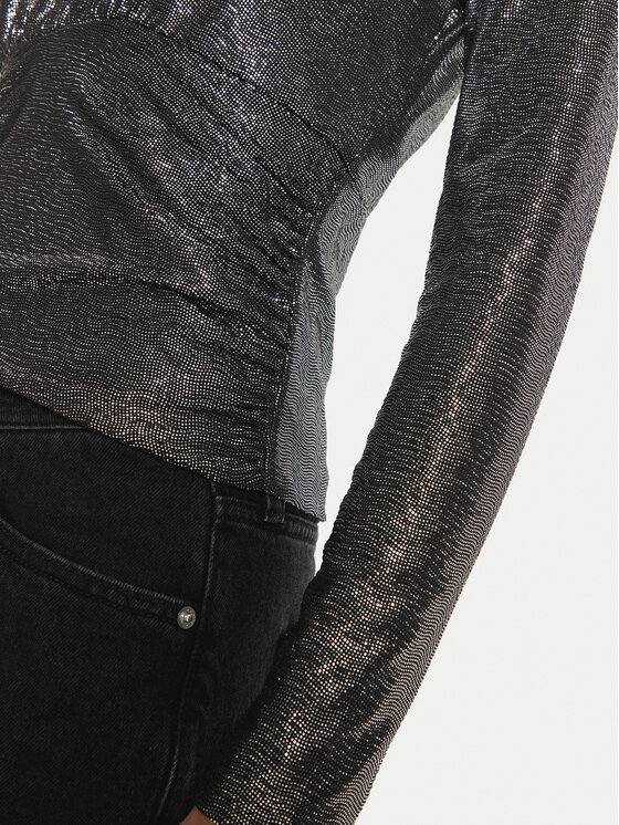 Morgan Morgan Blusa 242-TSILVER Argento Slim Fit