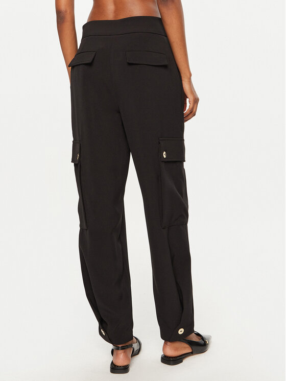 LOLA CASADEMUNT lola_casademunt Riidest püksid LF2414010 00N Must Regular Fit