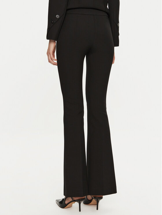 Simona Corsellini Simona Corsellini Штани з тканини A24CPPA011 Чорний Regular Fit