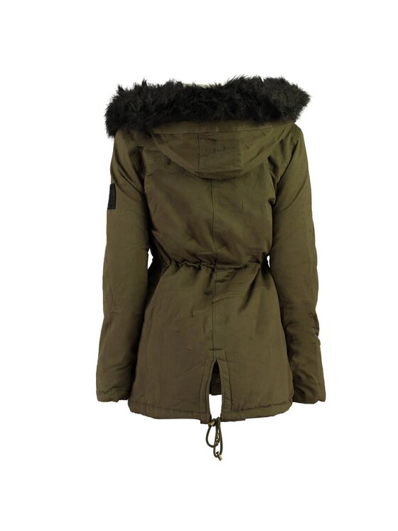 Geographical Norway Geographical Norway Parka WW5310F/GN-KAKI Zielony Regular Fit