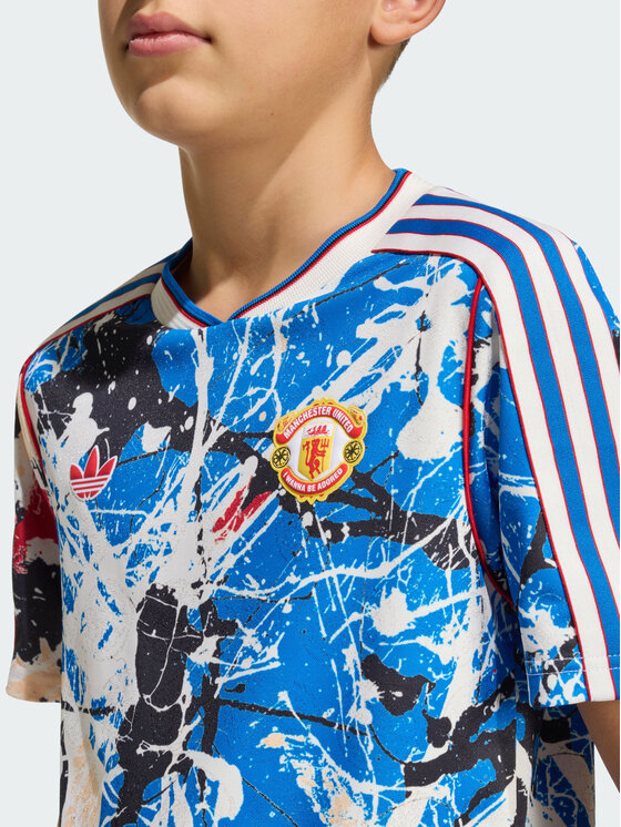 adidas adidas Koszulka techniczna Manchester United Stone Roses Jersey Kolorowy Regular Fit