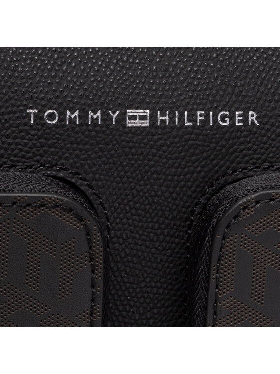 Tommy Hilfiger Tommy Hilfiger Torba za prenosnik Business Leather Computer Bag AM0AM08459 Črna