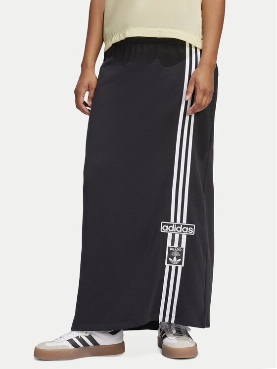 adidas adidas Fustă maxi Adibreak JC8538 Negru Regular Fit